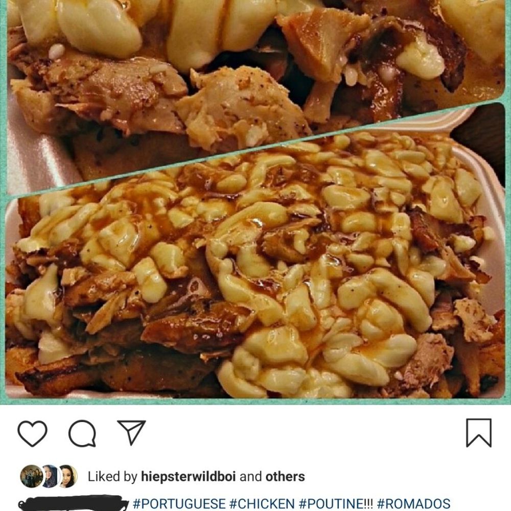 Romados - BACK IN 2014. GENEROUS CURDS, PIPING HOT GRAVY, FRESH FRIES, TASTY SEASONED CHKN. - Barbeque Near Me - Montreal, Quebec Romados - BACK IN 2014. GENEROUS CURDS, PIPING HOT GRAVY, FRESH FRIES, TASTY SEASONED CHKN. - Barbeque Near Me - Montreal, Quebec