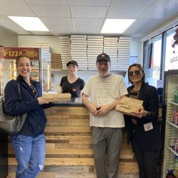 Trinity's Pizza - With the owners