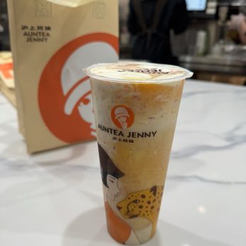 Auntea Jenny - Mango pomelo sago - Bubble Tea Near Me - Irvine, California