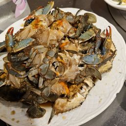 Marinated raw crab