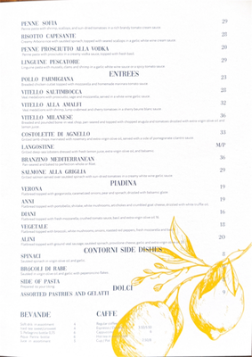 Menu photo 1 Amalfi Ristorante Philadelphia, PA Menu photo 1 Amalfi Ristorante Philadelphia, PA
