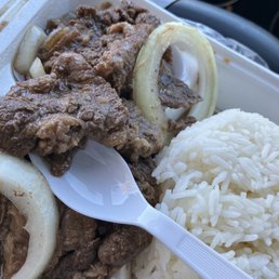 Bistek w/white rice Bistek w/white rice