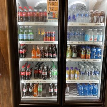 Potbelly - Cold case selection of bottled and canned drinks - Sandwiches Near Me - Orlando, Florida