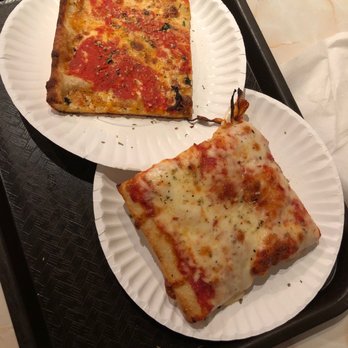 Luigi's Pizzeria - Grandma slice and Sicilian slice - Pizza Near Me - East Setauket, New York Luigi's Pizzeria - Grandma slice and Sicilian slice - Pizza Near Me - East Setauket, New York