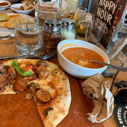 Famoso Neapolitan Pizzeria - Il Diablo pizza w/ tomato bisque.