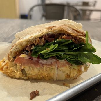 Cafe Square One - Spicy Chicken Salad Panini - Salad Near Me - Philadelphia, Pennsylvania