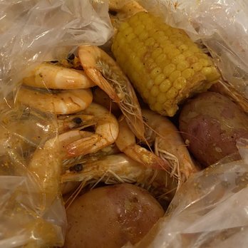 Crafty Crab - Shrimp with head. (Garlic butter sauce) - Seafood Near Me - Bensalem, Pennsylvania