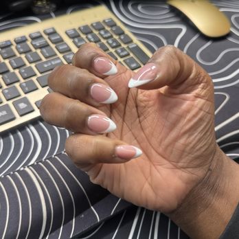 Ciao Bella - Almond frenchies :) - Nail Salons Near Me - Houston, Texas