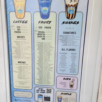 CALI COFFEE - Full menu - Coffee & Tea Near Me - Hollywood, Florida CALI COFFEE - Full menu - Coffee & Tea Near Me - Hollywood, Florida
