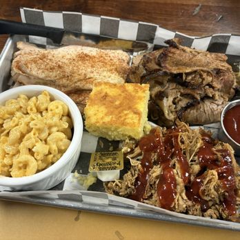 The Steel Plate - Smoke house platter with mac and cheese - Caterers Near Me - Monessen, Pennsylvania The Steel Plate - Smoke house platter with mac and cheese - Caterers Near Me - Monessen, Pennsylvania