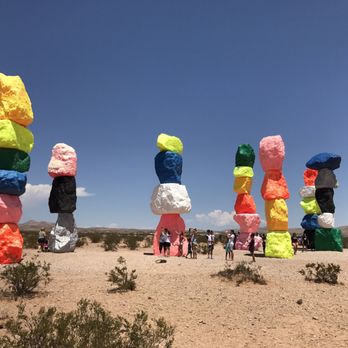 Seven Magic Mountains - Public Art Near Me - Las Vegas, Nevada