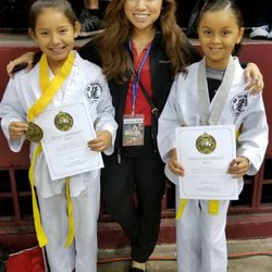 HK Taekwondo - Both girls qualified to USA Taekwondo Nationals by capturing Gold in State Qualifier