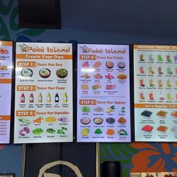 Poke Island - Menu 1