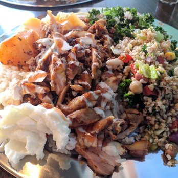 Eli's Table - Shawarma Chicken Plate - $13 but it was a HUGE portion. - Mediterranean Near Me - Toronto, Ontario