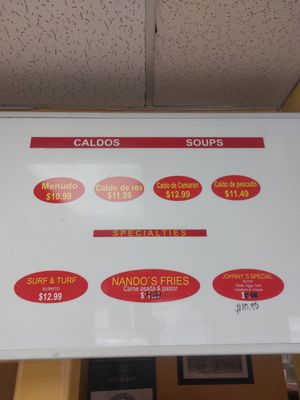 Menu photo 5 Nando's Taco Shop Lemon Grove, CA