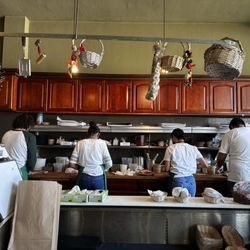 Luccas Italian Delicatessen - Sandwich making area