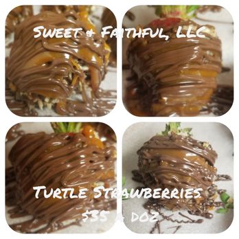 Sweet & Faithful - Turtle Strawberries - Desserts Near Me