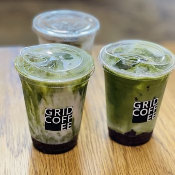Grid Coffee - Blueberry Matcha - Coffee & Tea Near Me - Diamond Bar, California