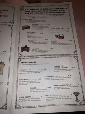 Menu photo 2 Trader Vic's Munich, BY