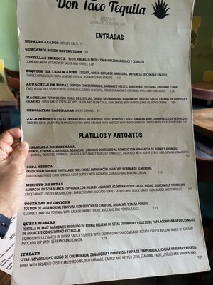 Menu photo 5 Don Tacos Tequila San Miguel de Allende, GUA Menu photo 5 Don Tacos Tequila San Miguel de Allende, GUA