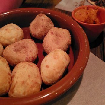 Las Iguanas - Pao de Queijo (Brazilian cheese dough balls with chipotle butter) - Mexican Near Me - Cardiff, CRF