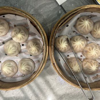 Supreme Dumplings - Szechuan Spicy Xiao Long Bao (8) and Supreme Pork Xiao Long Bao (8) - Shanghainese Near Me - Bellevue, Washington Supreme Dumplings - Szechuan Spicy Xiao Long Bao (8) and Supreme Pork Xiao Long Bao (8) - Shanghainese Near Me - Bellevue, Washington