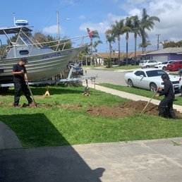 Silver and Orlando making quick work on the trenching