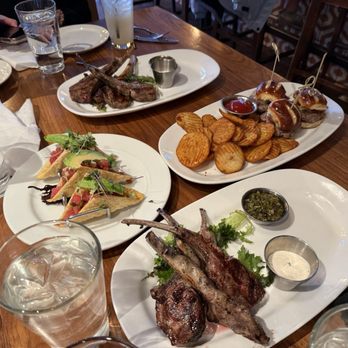 The Vault Uptown - Lamb chop lollipops , bison sliders and ahi tuna tacos - New American Near Me - Sedona, Arizona The Vault Uptown - Lamb chop lollipops , bison sliders and ahi tuna tacos - New American Near Me - Sedona, Arizona