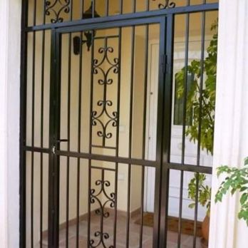 Urbana Ironworks - Custom pedestrian gate with side panels - Metal Fabricators Near Me - Monrovia, Maryland Urbana Ironworks - Custom pedestrian gate with side panels - Metal Fabricators Near Me - Monrovia, Maryland