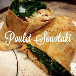 Crepe Creation Cafe - Poulet Souvlaki