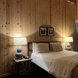 Large queen bed