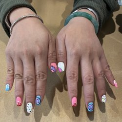 Lovely Nails 2 - Donut sprinkles nail designs