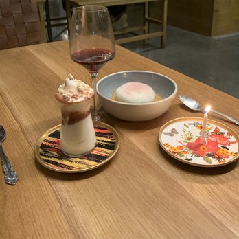 Albi - Labneh + halva, and smoked milk custard. Must try! - Middle Eastern Near Me - Washington, DC, District of Columbia Albi - Labneh + halva, and smoked milk custard. Must try! - Middle Eastern Near Me - Washington, DC, District of Columbia
