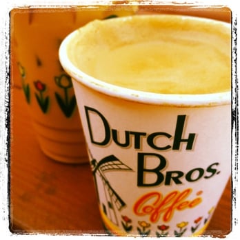Dutch Bros Coffee - ER-911 emergency! clear...jump start your day with 6 lid poppin shots in an Irish cream blend. Enjoy your flowers and windmills. - Coffee & Tea Near Me - Chico, California