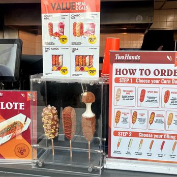 Two Hands Corn Dog - Arlington - Hot Dogs Near Me - Arlington, Texas Two Hands Corn Dog - Arlington - Hot Dogs Near Me - Arlington, Texas