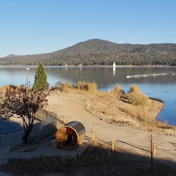 Hotel Marina Riviera - Lake view from a premium king room (304). - Hotels Near Me - Big Bear Lake, California Hotel Marina Riviera - Lake view from a premium king room (304). - Hotels Near Me - Big Bear Lake, California