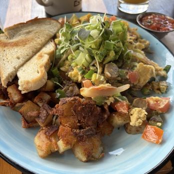 The Sunday - The Sunday Scrambler no cheese - Breakfast & Brunch Near Me - Emeryville, California The Sunday - The Sunday Scrambler no cheese - Breakfast & Brunch Near Me - Emeryville, California