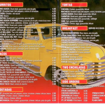 Aliberto's Mexican Food - Menu - Inside - Mexican Near Me - Show Low, Arizona Aliberto's Mexican Food - Menu - Inside - Mexican Near Me - Show Low, Arizona