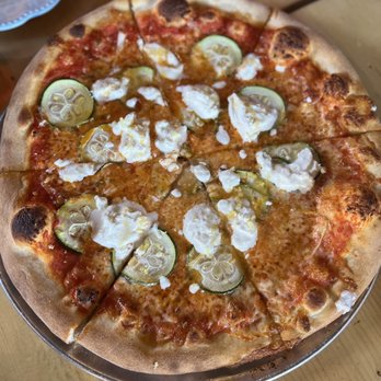 The Fold Craft Pizza + Kitchen - Summer squash pizza - everyone loved this one, unique and delicious - Pizza Near Me - Sunriver, Oregon The Fold Craft Pizza + Kitchen - Summer squash pizza - everyone loved this one, unique and delicious - Pizza Near Me - Sunriver, Oregon