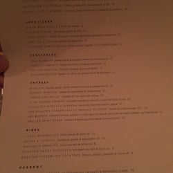 Little Beet Table - Menu