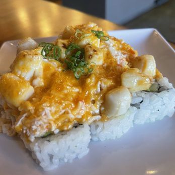 Gokumi Sushi - Baked Scallop Roll - Sushi Bars Near Me - Wylie, Texas Gokumi Sushi - Baked Scallop Roll - Sushi Bars Near Me - Wylie, Texas