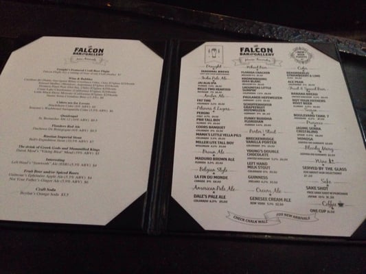 Menu photo 8 The Falcon Orlando, FL