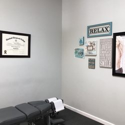Stone Chiropractic - Dr. Carrie makes you feel relaxed and comfortable in her beautiful treatment room.