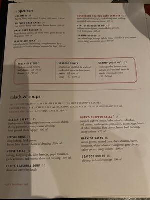 Menu photo 1 Ruth's Chris Steak House San Antonio, TX