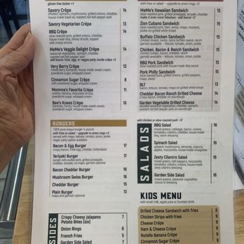 MeMe's Cafe - Lunch menu - American Near Me - Springdale, Utah MeMe's Cafe - Lunch menu - American Near Me - Springdale, Utah