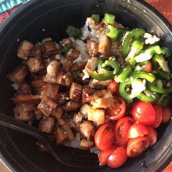 Taichi Bubble Tea - Pork bowl - pretty good - Poke Near Me - Ithaca, New York