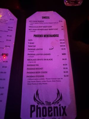 Menu photo 5 The Phoenix Bar & Lounge Las Vegas, NV Menu photo 5 The Phoenix Bar & Lounge Las Vegas, NV