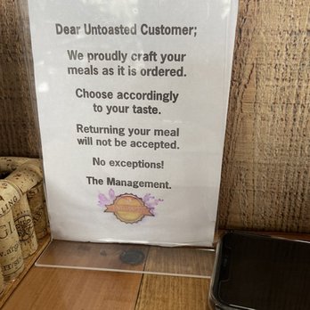 Untoasted - Make sure you know what you want before you order! - Breakfast & Brunch Near Me - Hallandale Beach, Florida Untoasted - Make sure you know what you want before you order! - Breakfast & Brunch Near Me - Hallandale Beach, Florida