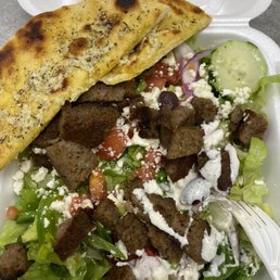 Greek Salad with Gyro Greek Salad with Gyro
