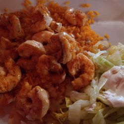 El Ranchero Mexican Restaurant - Grilled shrimp fried rice